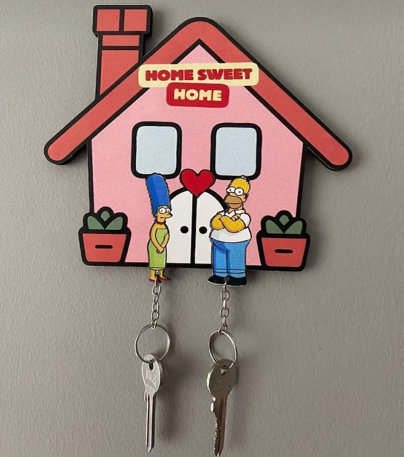 Conjunto de chaveiros de casal - Marge & Homer (2pc)