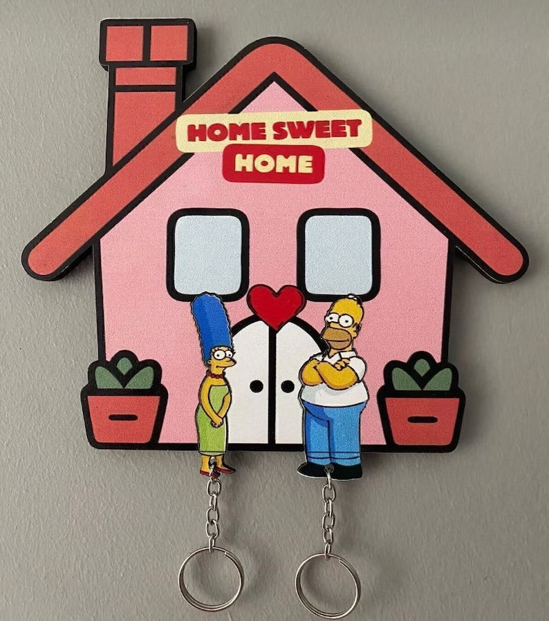 Conjunto de chaveiros de casal - Marge & Homer (2pc)