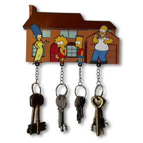 Conjunto de chaveiros de Família - Os Simpsons (4pc)