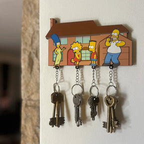 Conjunto de chaveiros de Família - Os Simpsons (4pc)