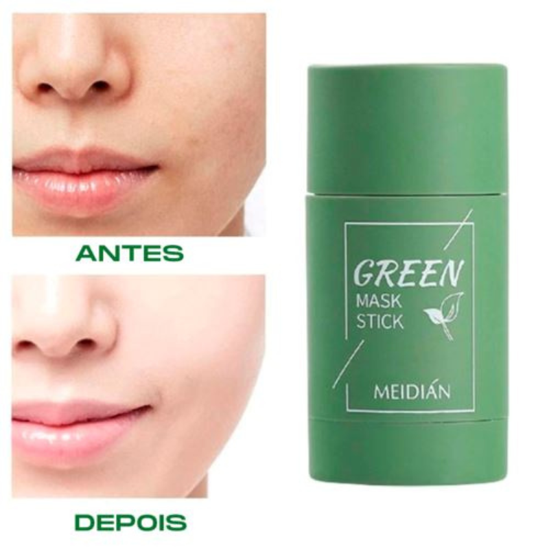 Green Mask Stick - Máscara Purificante de Chá Verde para Cravos e Poros Dilatados