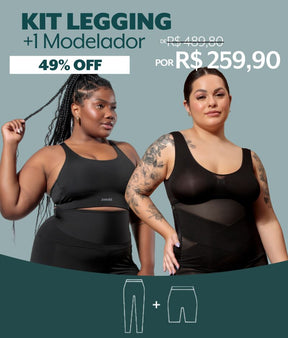 Legging Anti-Inflamatória + Modelador de brinde