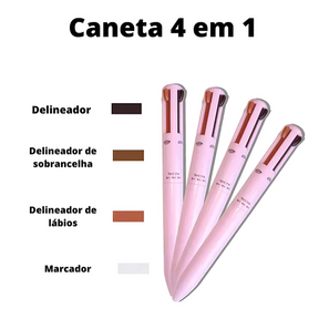 Beauty Color Pen - Caneta 4 em 1