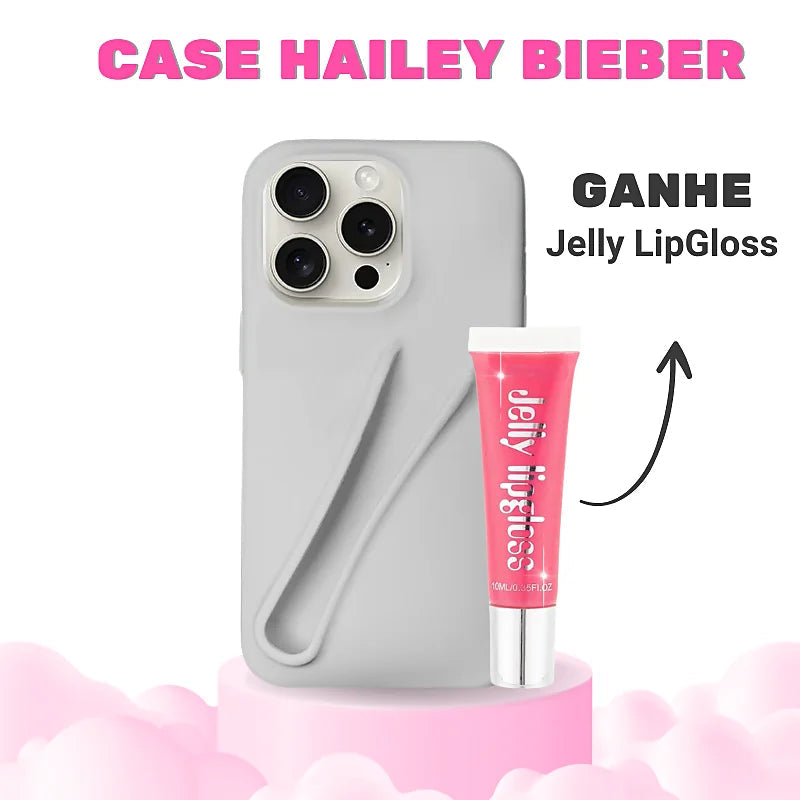 Case Porta Gloss Hailey Bieber | Ganhe Jelly LipGloss