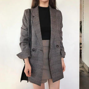 Blazer Feminino de Algodão Para o Inverno - Kenia