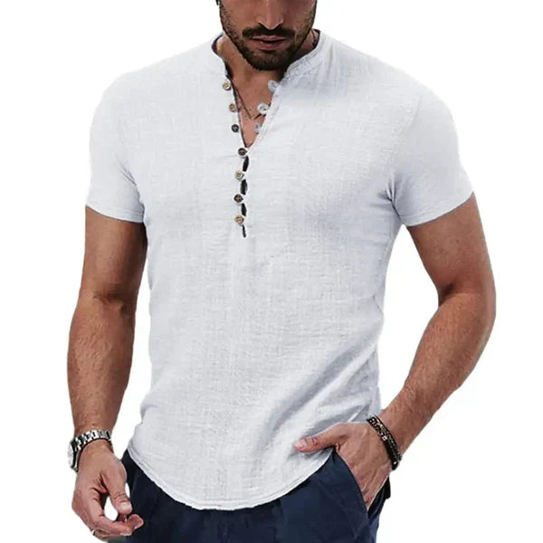 Camisa de Linho Urban Fashion