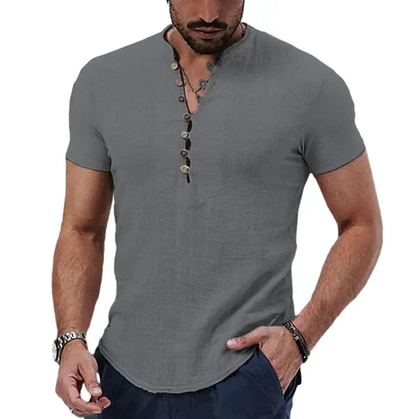 Camisa de Linho Urban Fashion