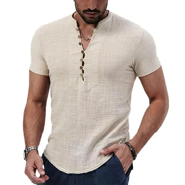 Camisa de Linho Urban Fashion