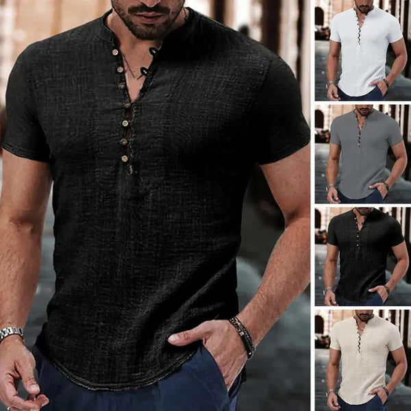 Camisa de Linho Urban Fashion