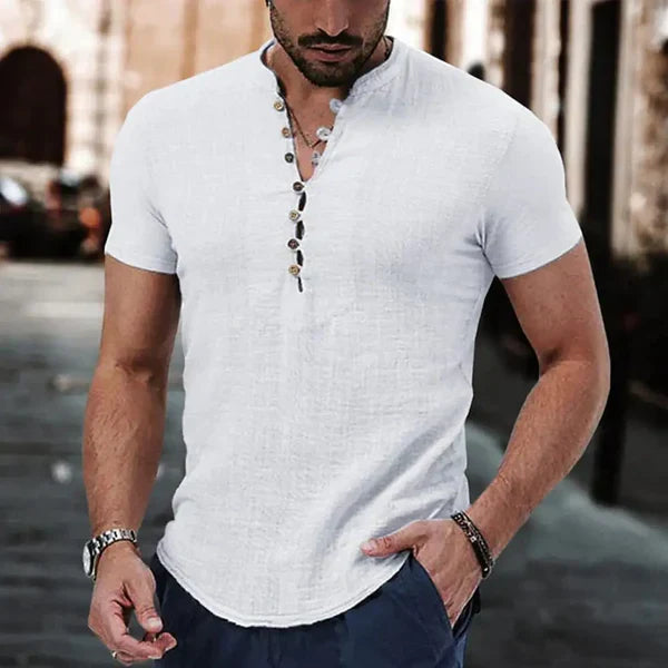 Camisa de Linho Urban Fashion