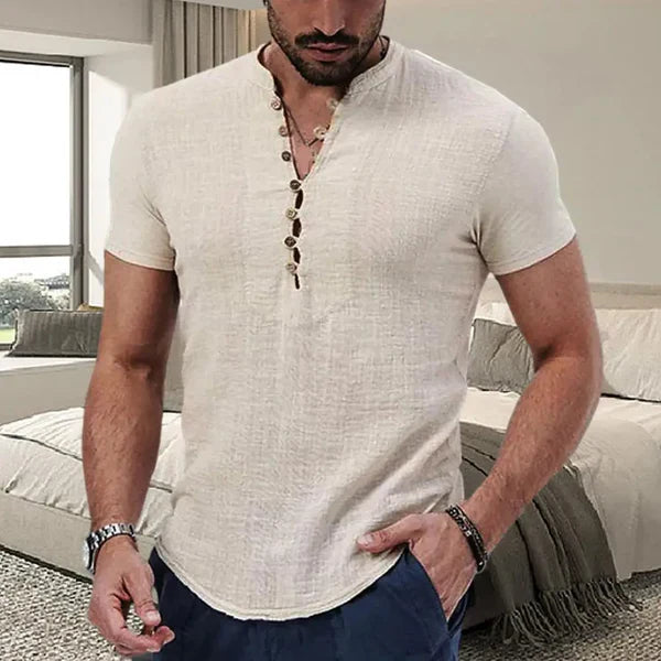 Camisa de Linho Urban Fashion