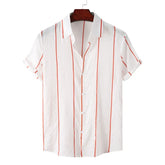 Camisa Listrada Summer Hawaiian