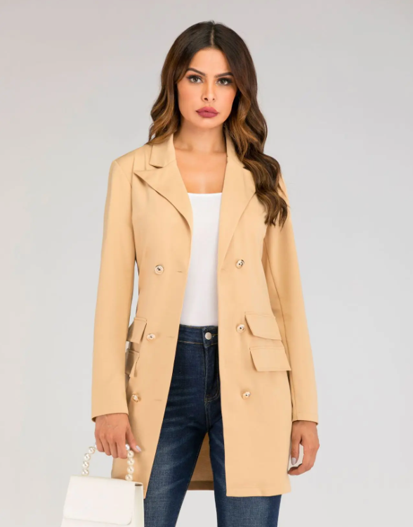 Blazer Feminino de Algodão Para o Inverno - Sync