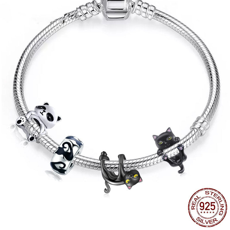 Charm Urso Panda em Prata 925