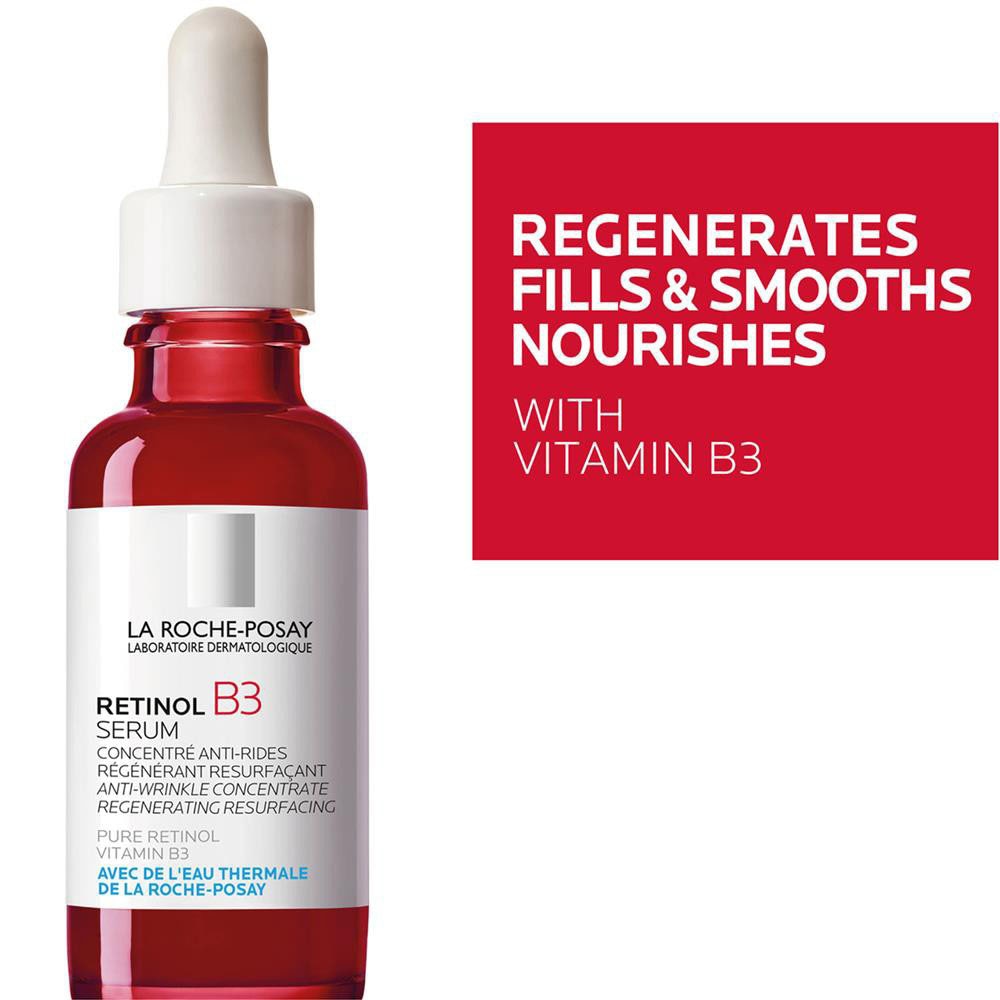 Kit La Roche-Posay: Retinol B3 / Pure Vitamina C10 / Hyalu B5 / Effaclar Sérum | PAGUE 3 E LEVE 4