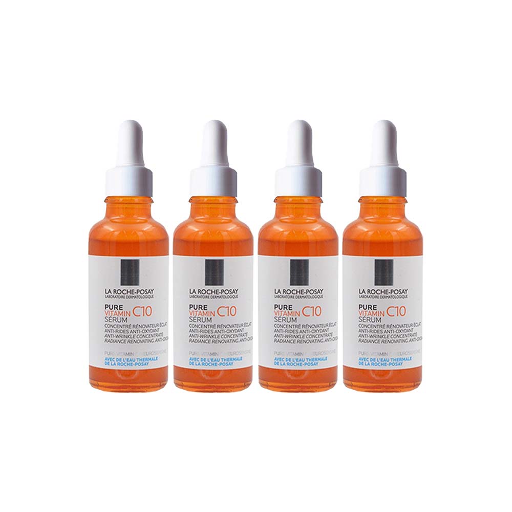 Kit La Roche-Posay: Retinol B3 / Pure Vitamina C10 / Hyalu B5 / Effaclar Sérum | PAGUE 3 E LEVE 4