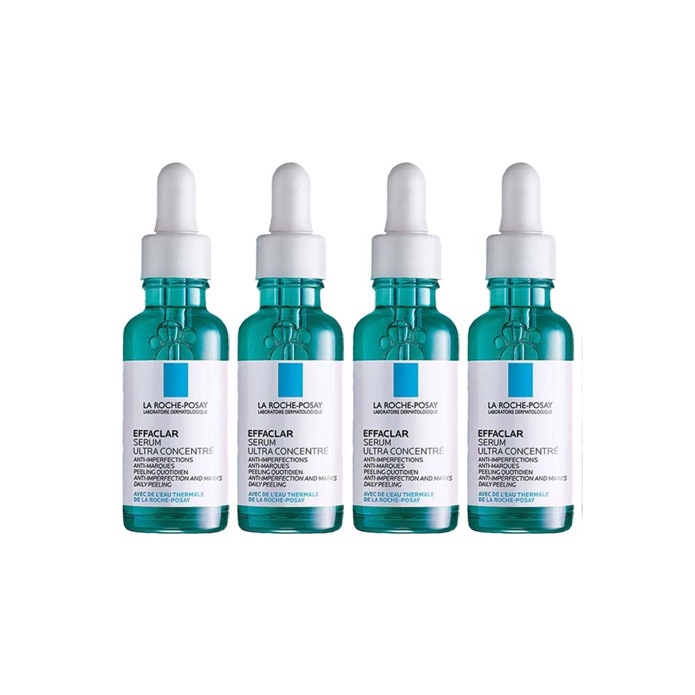 Kit La Roche-Posay: Retinol B3 / Pure Vitamina C10 / Hyalu B5 / Effaclar Sérum | PAGUE 3 E LEVE 4