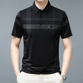 Camisa Masculina Polo com Listas Iuman