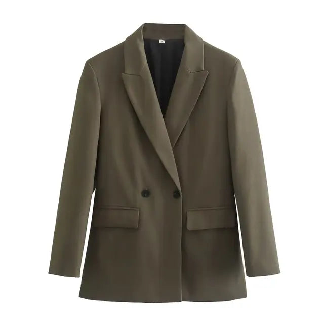 Blazer Feminino de Algodão Para o Inverno - Elgin