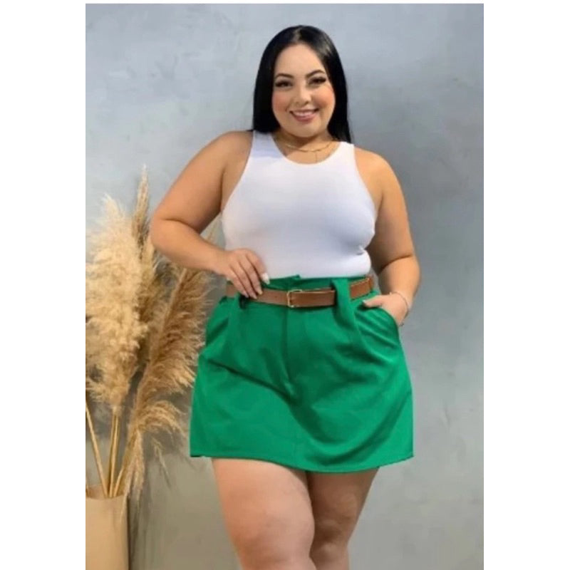 Body Canelado Maria Plus Size