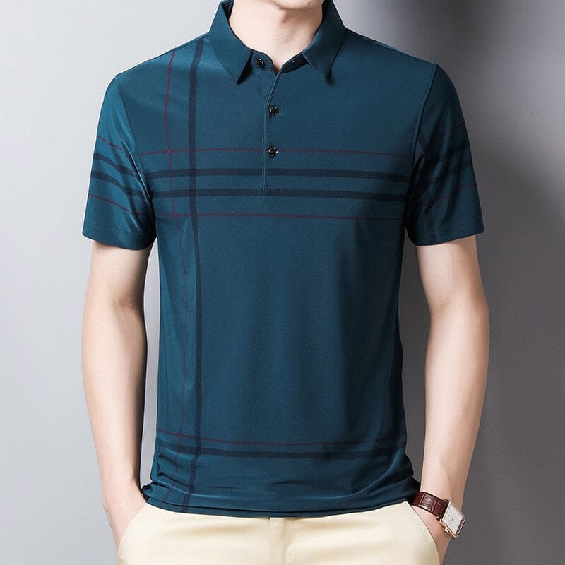 Camisa Polo Listrada - Elegante