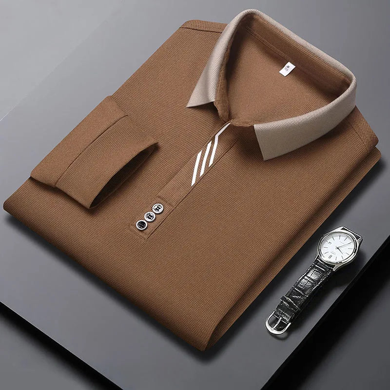 Camisa Polo Manga Longa Elegance