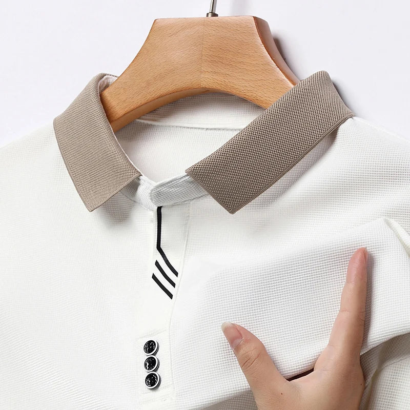 Camisa Polo Manga Longa Elegance