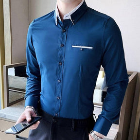 Camisa Social Manga Longa SlimFit