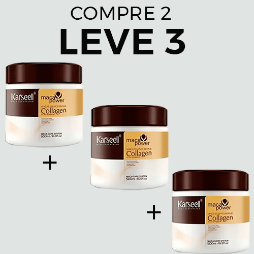 (COMPRE 1 E LEVE 2!) Máscara de Colágeno Alemã - Karseell® 536g [Restauração Completa e Permanente] - Liriou