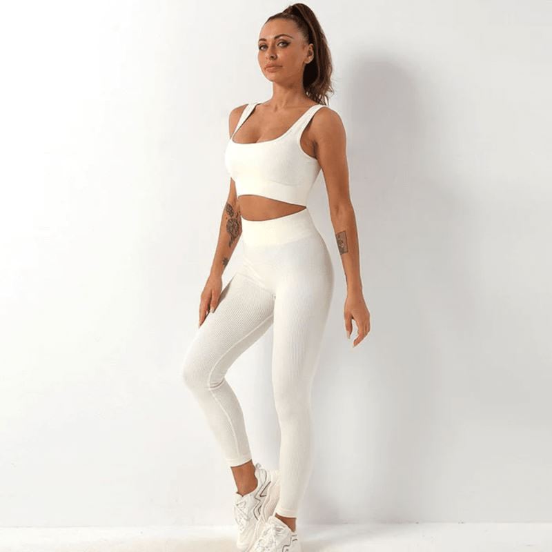 Conjunto Fitness Feminino Elástica