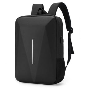 Mochila Anti Furto Executiva Minimalista - Notebook 15` Impermeável, Porta USB e Trava TSA