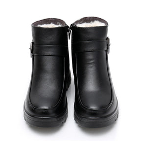 Bota de Couro Inverno Acolchoada a Prova D'água - Essential