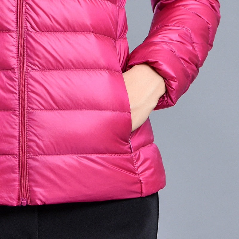 Jaqueta Feminina Tommy Puffer - Frete Grátis