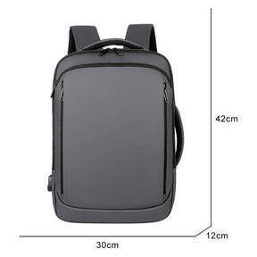 Mochila Executiva Premium Edge - Notebook 15`, Impermeável e Porta USB