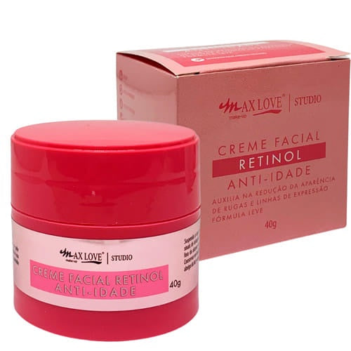 Creme Retinol Anti-Idade Max Love