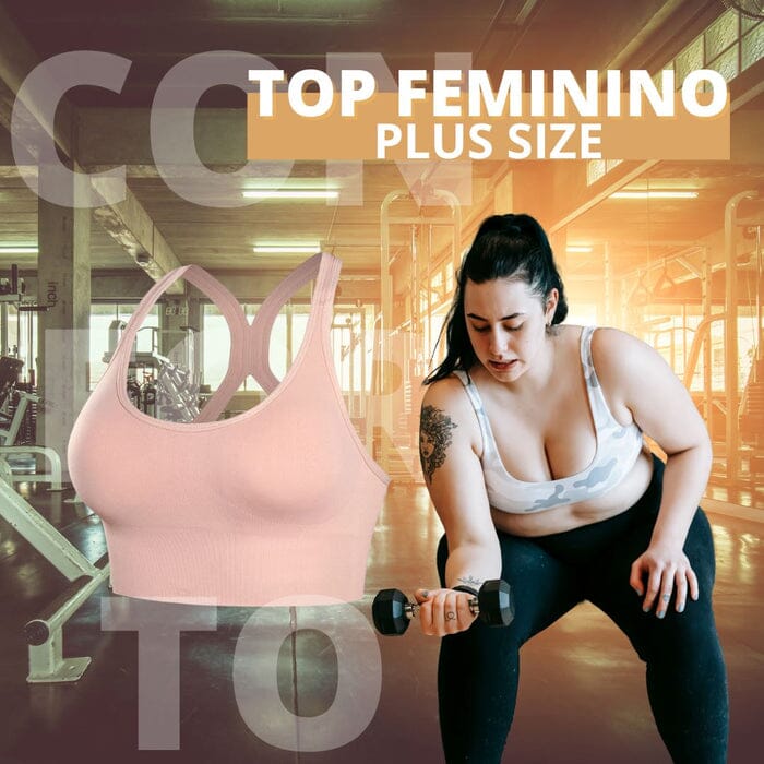 Top Feminino - Sutiã Feminino Sem Costura