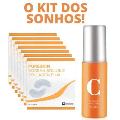 Kit GoldBotox Mask + Fornecer VitaCollagen Spray - Liriou