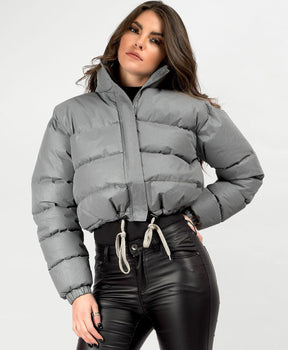 Jaqueta Feminina Puffer + 03 Croppeds de Brinde (Ultimas unidades) - Liriou